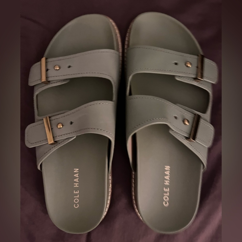 Cole Haan Marisol Double-Buckle Slide Sandals
